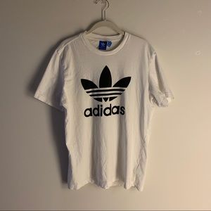 Adidas White T-shirt - Large